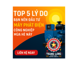 Máy phát điện công nghiệp cho mùa hè