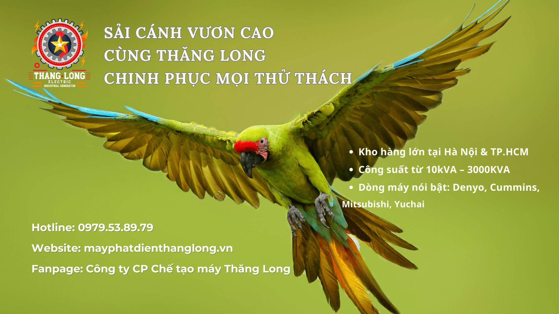 Máy phát điện công nghiệp Thăng Long