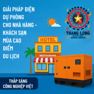 Máy phát điện cho nhà hàng, khách sạn
