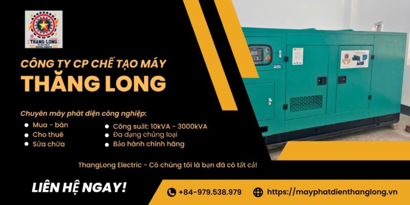 Banner Máy phát điện Thăng Long
