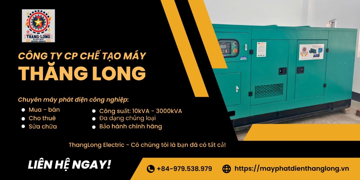 Banner Máy phát điện Thăng Long