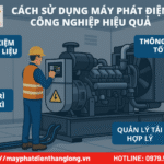 Cách sử dụng máy phát điện công nghiệp