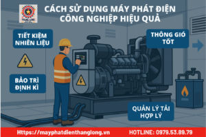 Cách sử dụng máy phát điện công nghiệp