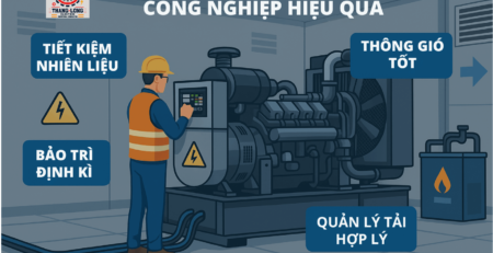 Cách sử dụng máy phát điện công nghiệp