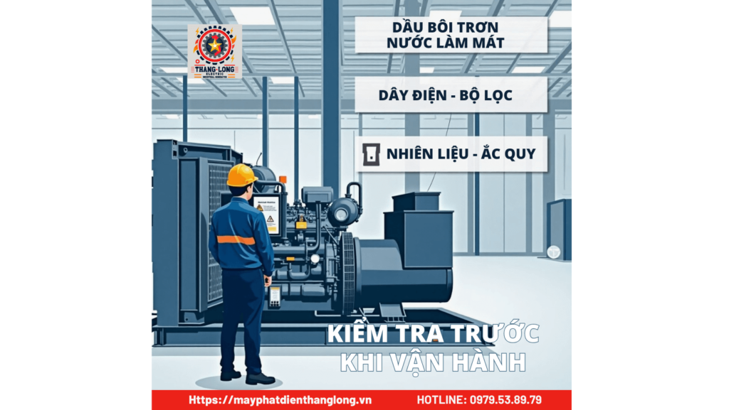 Vận hành máy phát điện