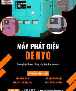 Máy phát điện Denyo – Biểu tượng chất lượng đến từ Nhật Bản