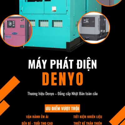 Máy phát điện Denyo – Biểu tượng chất lượng đến từ Nhật Bản