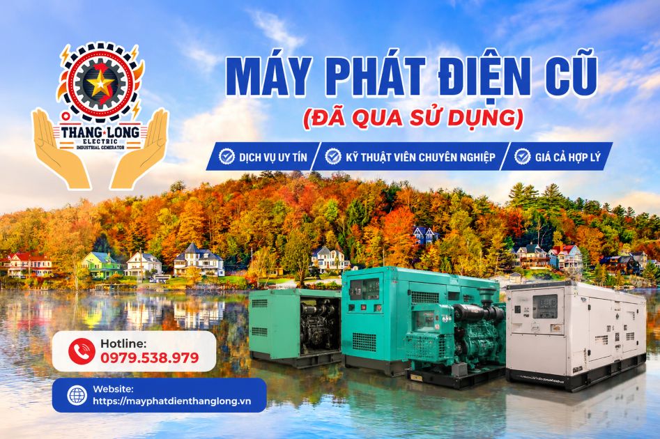 Máy phát điện cũ đã qua sử dụng chất lượng cao, vận hành ổn định, giá cạnh tranh. Xây lắp điện Thăng Long chuyên mua bán, sửa chữa và cho thuê máy phát điện công nghiệp uy tín toàn quốc.