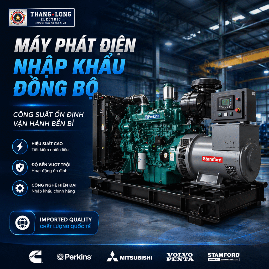 Máy phát điện nhập khẩu