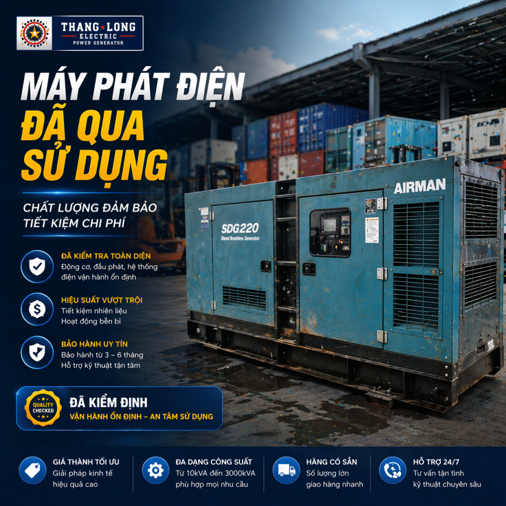 Máy phát điện cũ