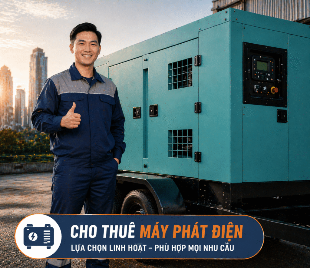 Cho thuê máy phát điện