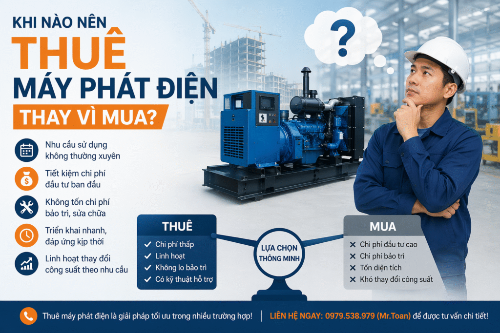 Thuê máy phát điện