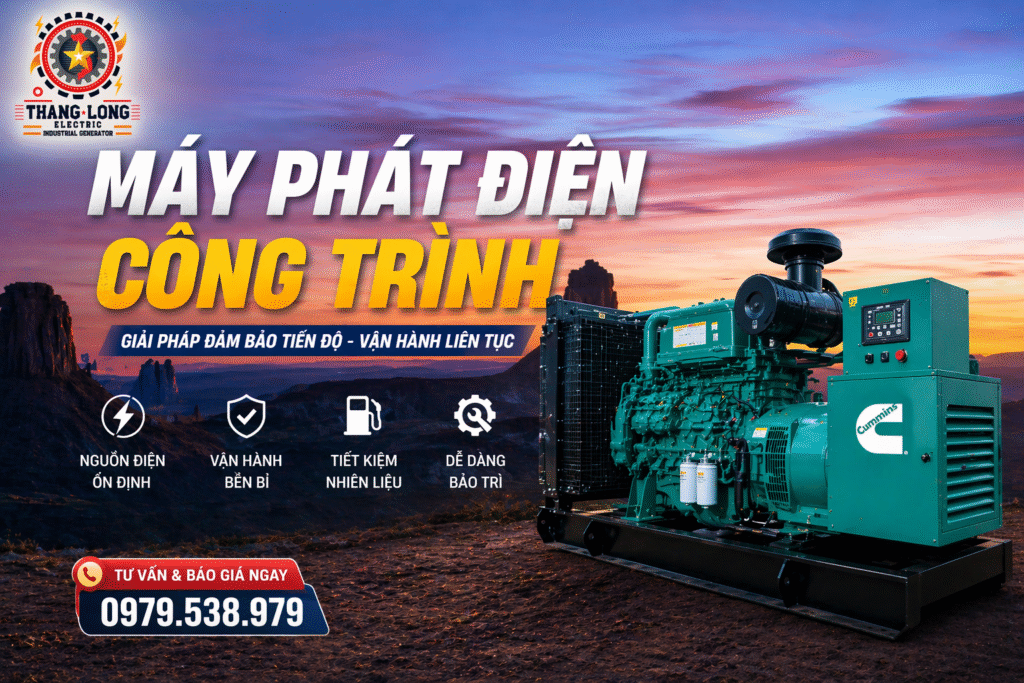 Máy phát điện công trình