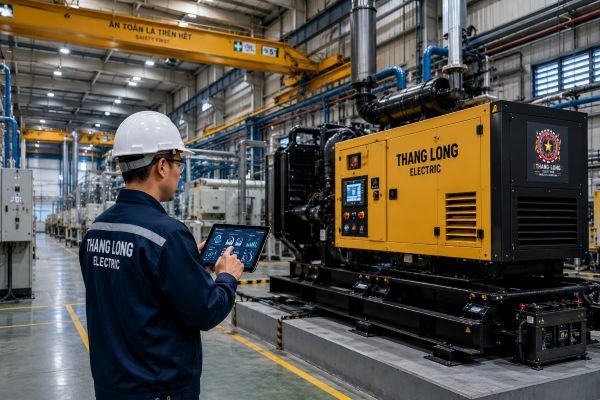 Nguồn điện dự phòng cho nhà máy và doanh nghiệp sản xuất