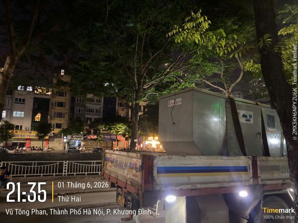 Dự án máy phát điện công nghiệp do Thăng Long Electric triển khai thực tế tại nhà máy, đảm bảo nguồn điện dự phòng ổn định cho hoạt động sản xuất.