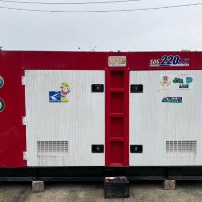 Máy phát điện AIRMAN 200kVA Nhật Bản vận hành ổn định, tiết kiệm nhiên liệu, cung cấp bởi Công ty Xây lắp điện Thăng Long.